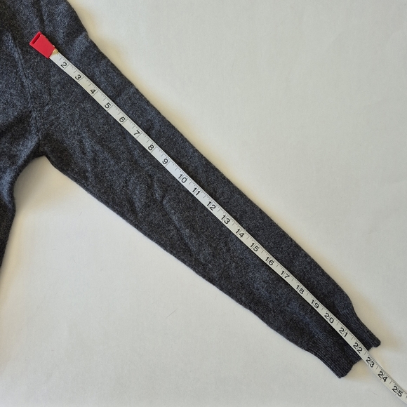 Anthro|Moth Sweater Dress 100% Cashmere Gray Turtle Neck Long Sleeve Size XS - Picture 8 of 8